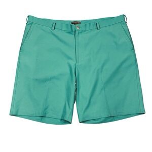 Peter Millar Mens 42 Stretch Green Wicking Golf Shorts